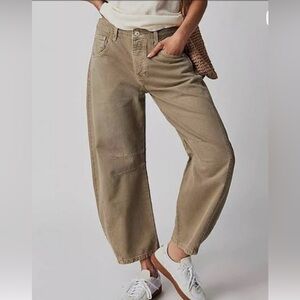 YFB Young Fabulous & Broke Barrel-Leg Jeans